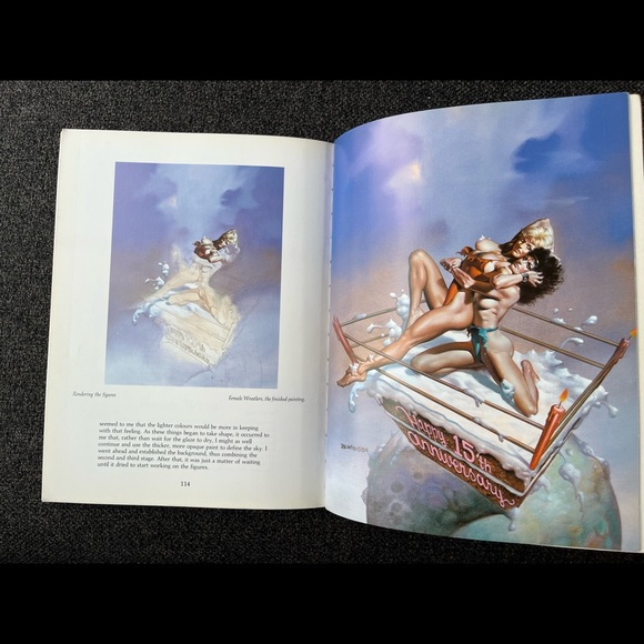 •1985 Boris Vallejo Fantasy Art Techniques• - Picture 8 of 9